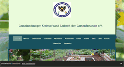 Desktop Screenshot of kleingaertner-luebeck.de